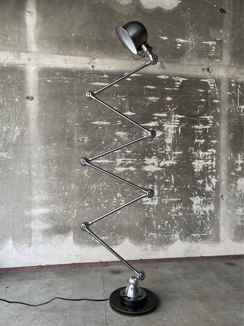 希少極上！電球付き　JIELDE 6 bras ジェルデ アンティーク　ランプ