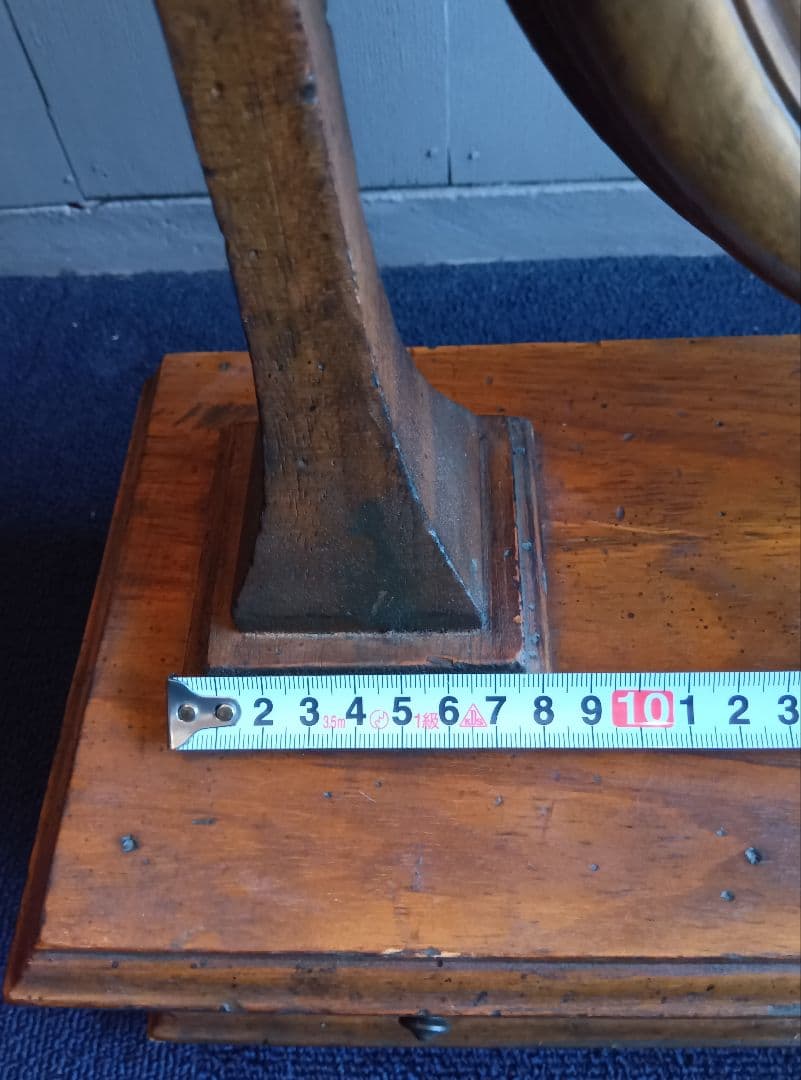 木製オーバル型ドレッサー・鏡台　レトロ　ヴィンテージ