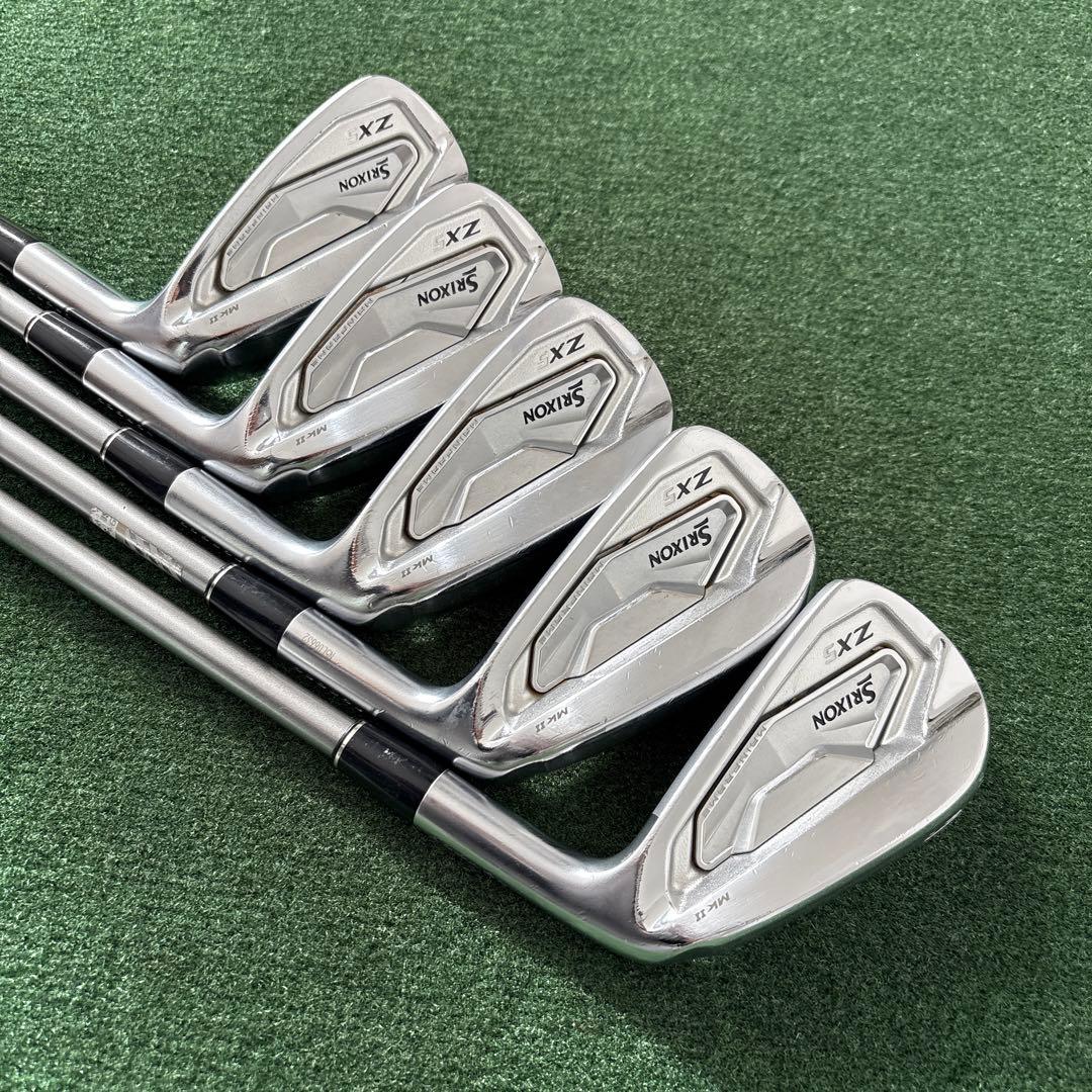 スリクソン ZX5 Mk2 Diamana ZX-Ⅱ アイアンセットFlex:S