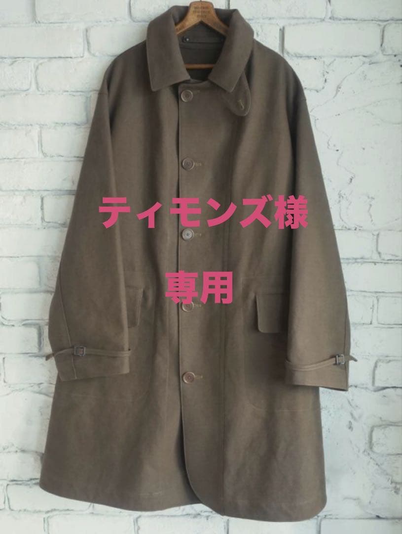 A.PRESSE モーターサイクルハーフコート オリーブ アプレッセ