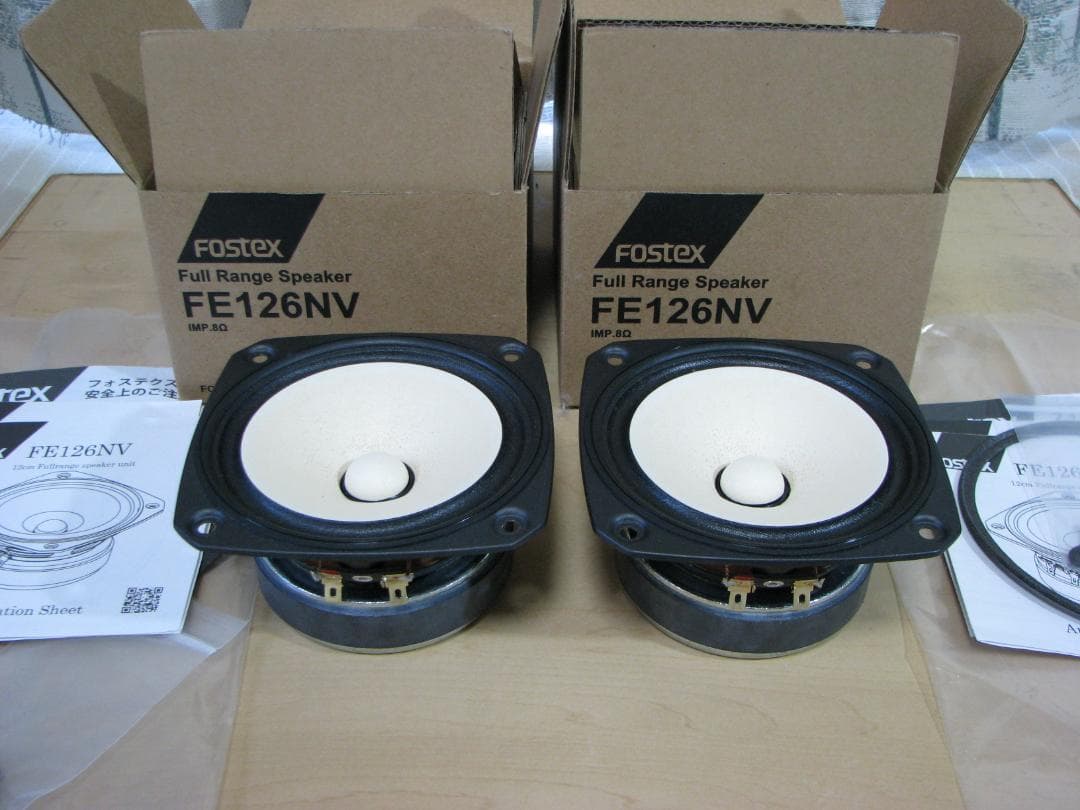 FOSTEX フォステクス　FE126NV　2個セット　美品