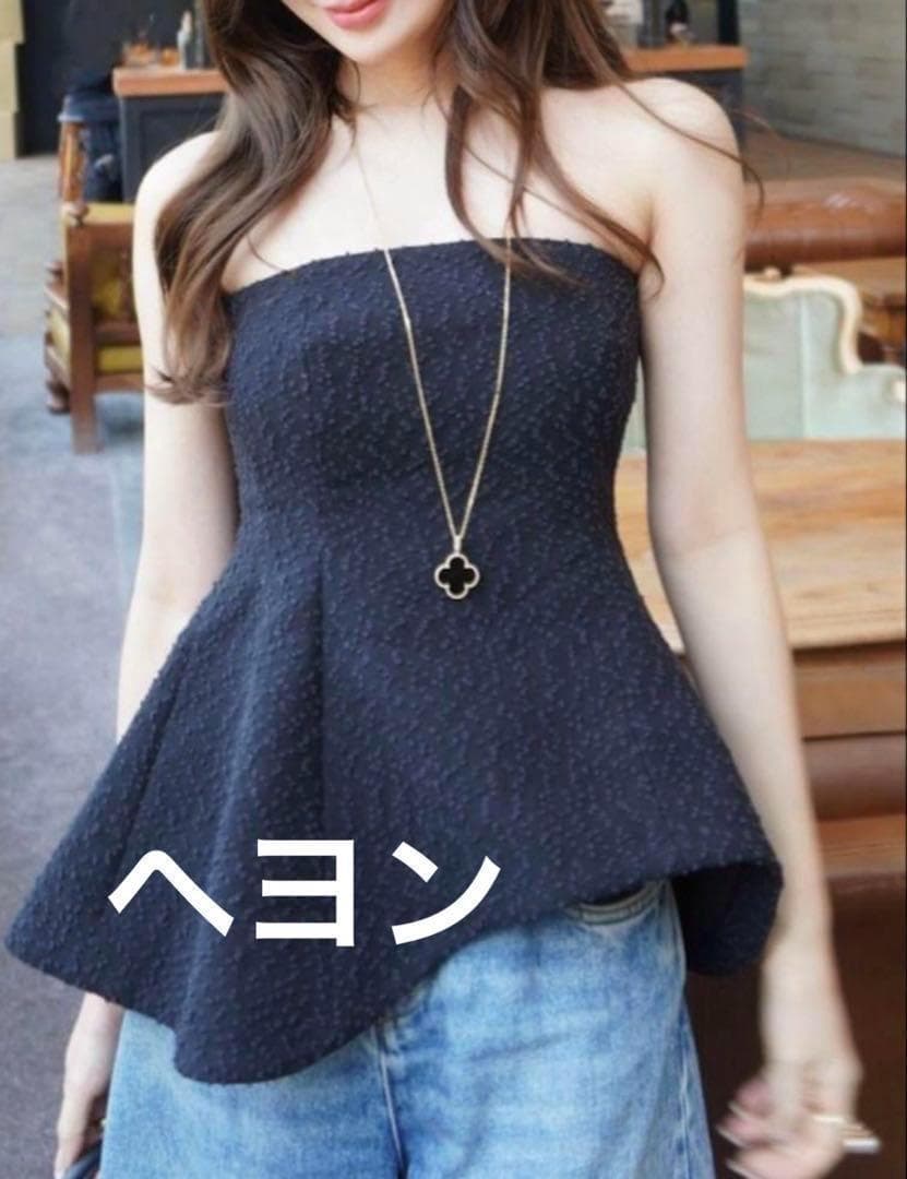 最終値下げ✨️美品✨️ヘヨン ✨️HYEON ✨️ビスチェ ブラック ベアトップにも