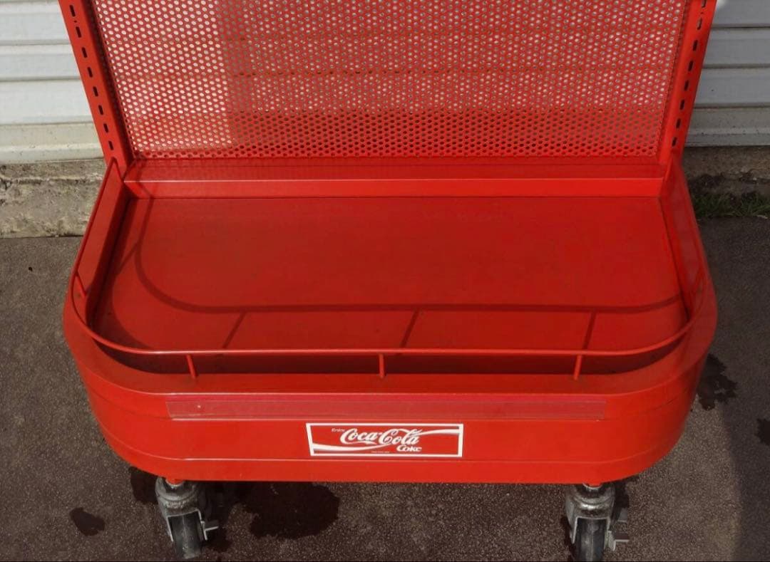 コレクター放出品 コカコーラ ワゴン キャスターワゴン レトロ 希少