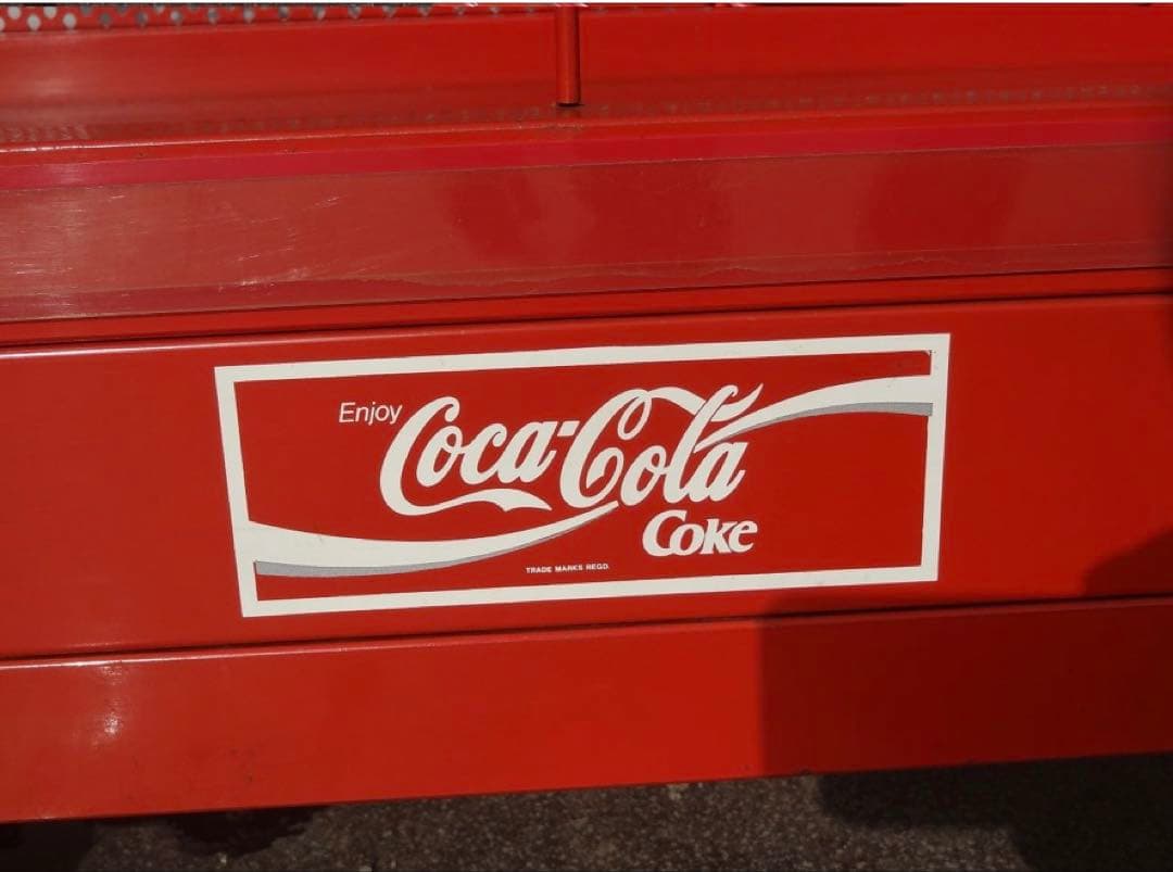 コレクター放出品 コカコーラ ワゴン キャスターワゴン レトロ 希少