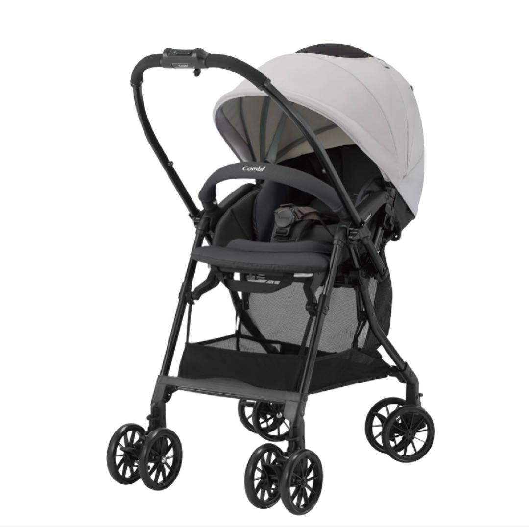 【新品未使用】Combi ベビーカー スゴカルエッグショックLA グレーベージュ