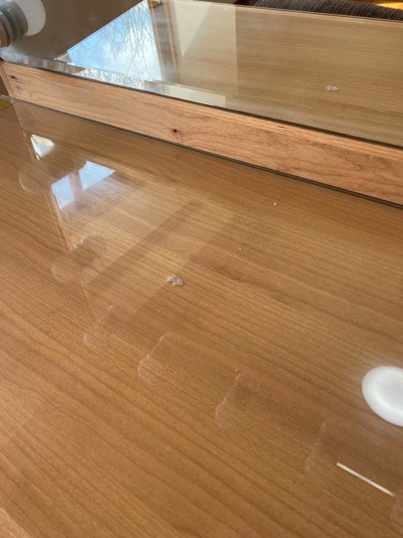 LEDライト付き木製ドレッサー・鏡台 【※スツールは別ページに出品中※】