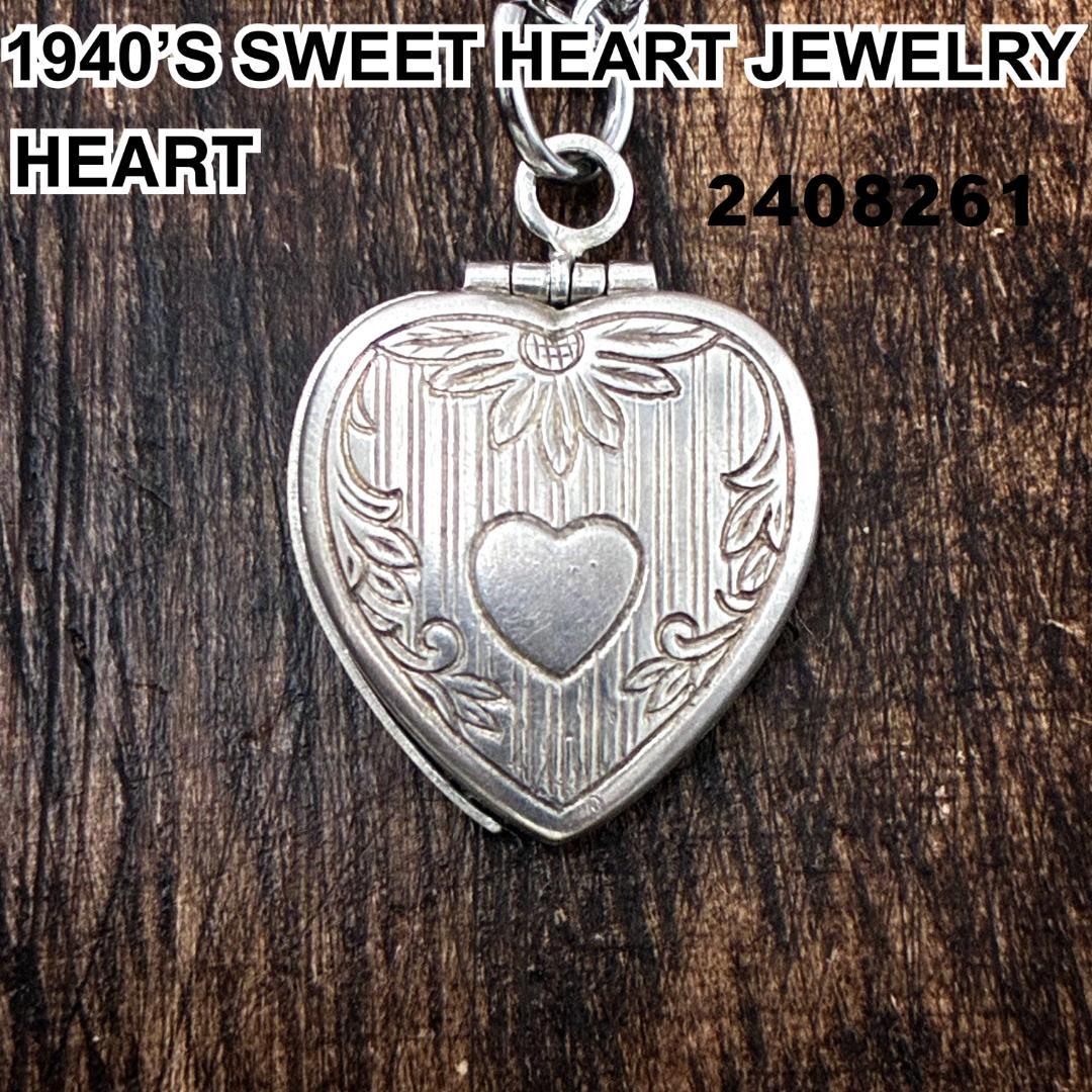 スウィートハートジュエリー ハート シルバー ヴィンテージ ネックレス 訳あり