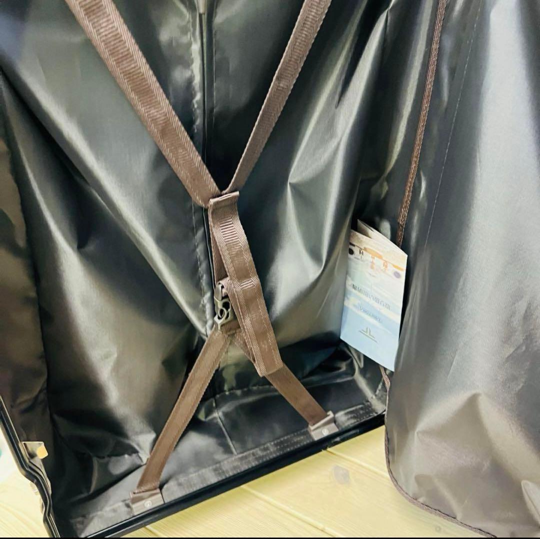 ②TABITORAスーツケース ブラック　Mサイズ 61L