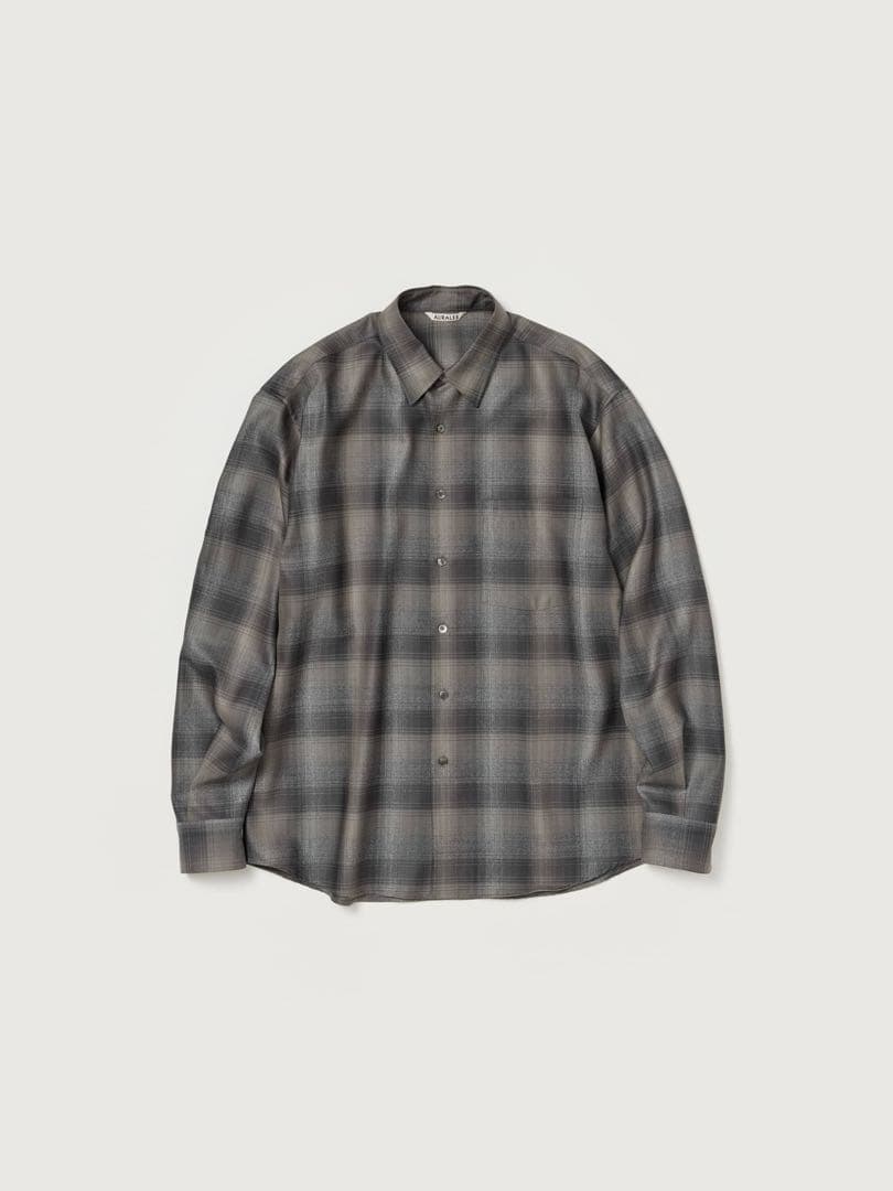 オーラリー 24AW SUPER LIGHT WOOL CHECK S