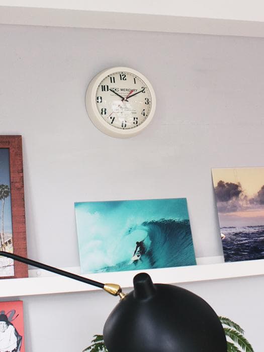 マーキュリー ウォールクロック モンゴメリ (52342) ベージュ 壁掛け時計