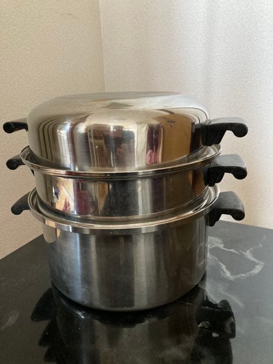 アムウェイ　シチュー鍋、蒸し器、その他