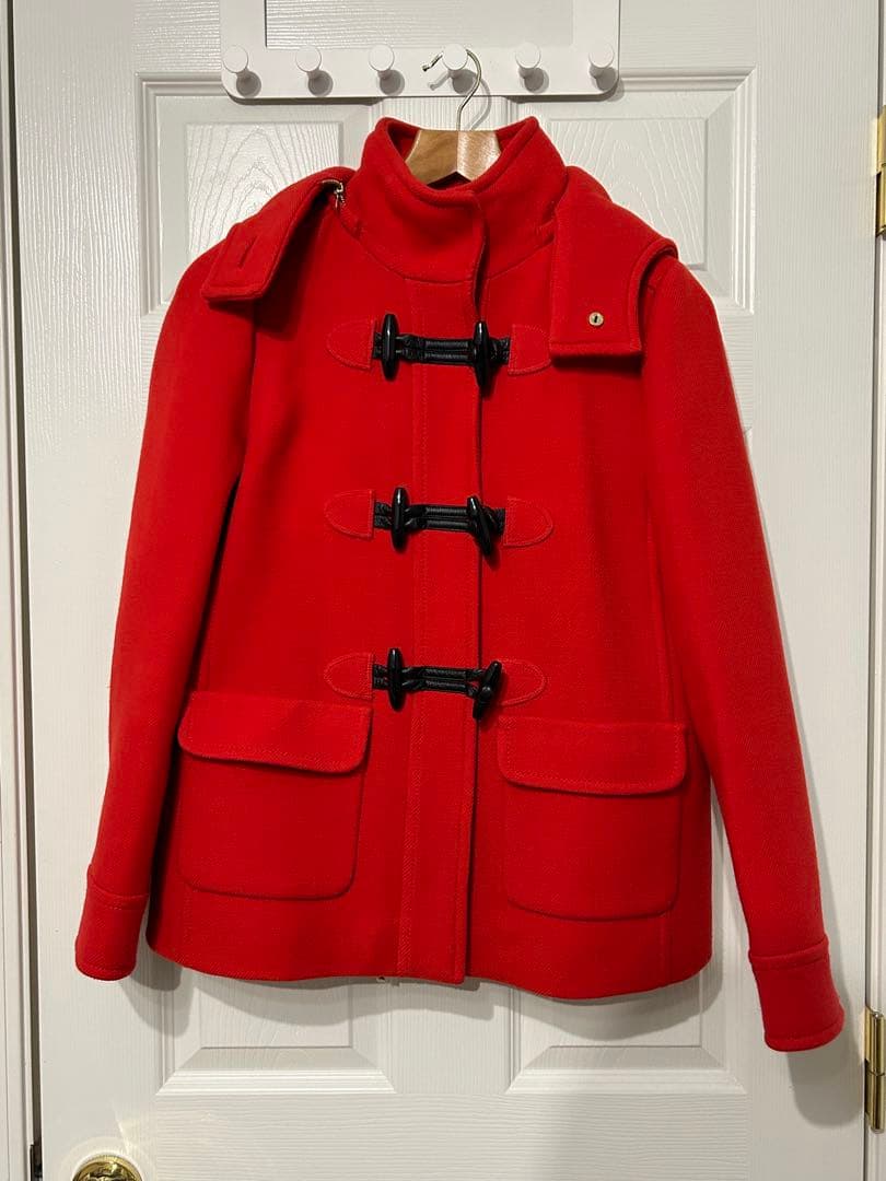 お値下げ　ケイトスペード　ダッフルコート　サイズ4 レッド　レディース