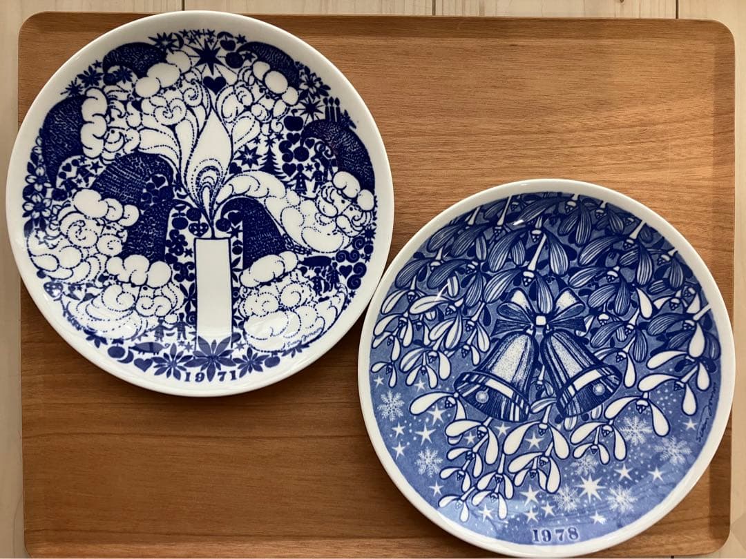 グスタフスベリ　クリスマス　プレート　1971 1978