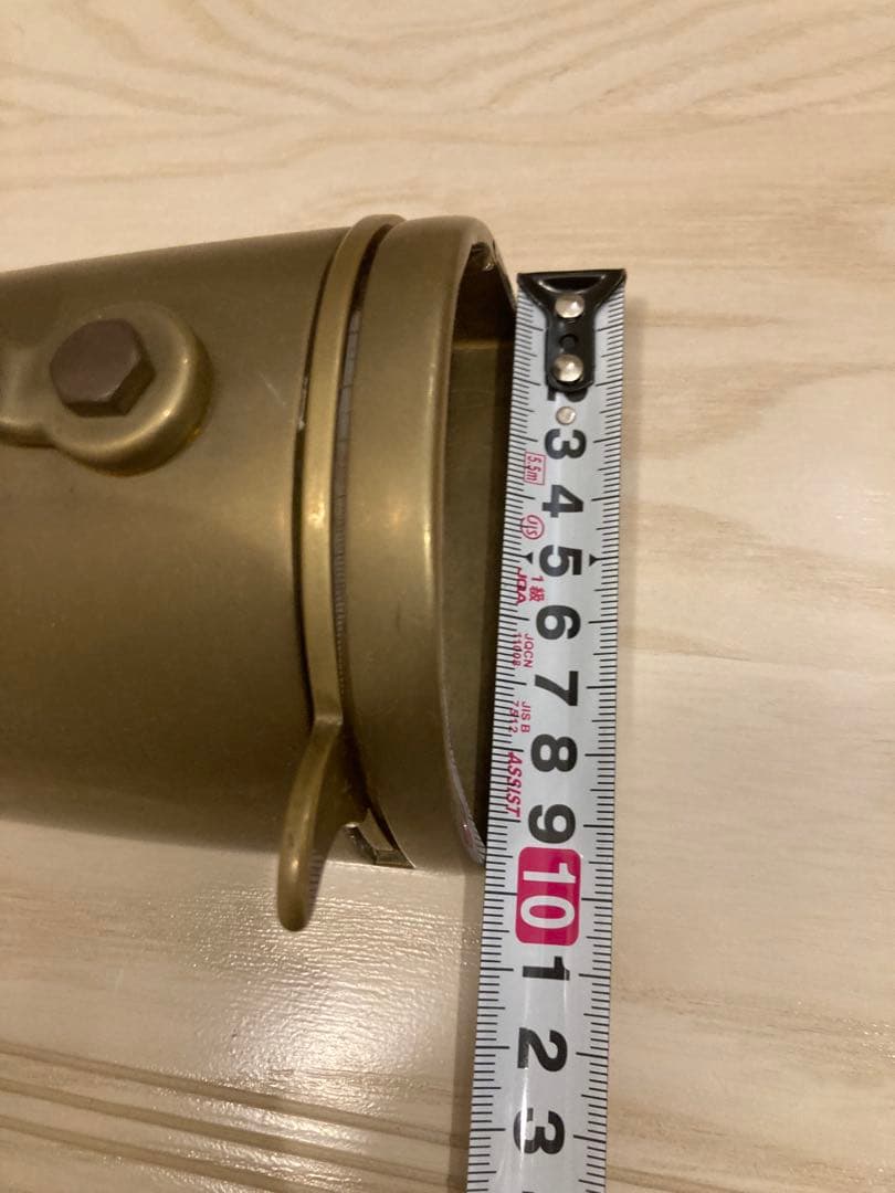 ブラス製　ヴィンテージアンティーク　銃弾型置物