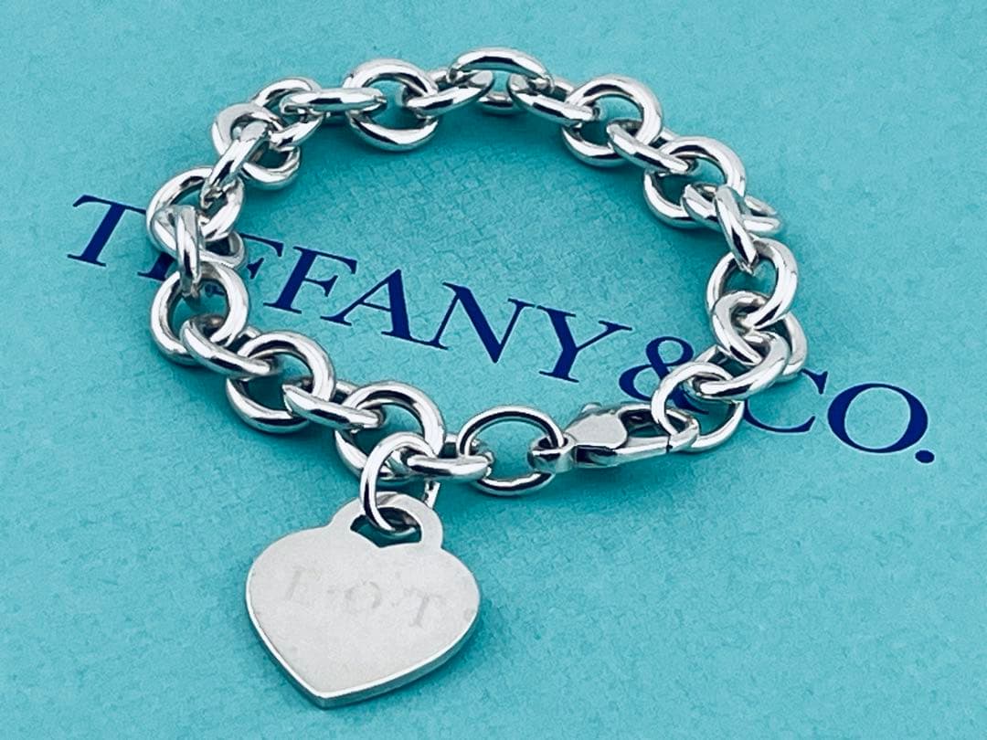 c939 ティファニー　リターントゥ　ハート　プレート　ブレスレット　925