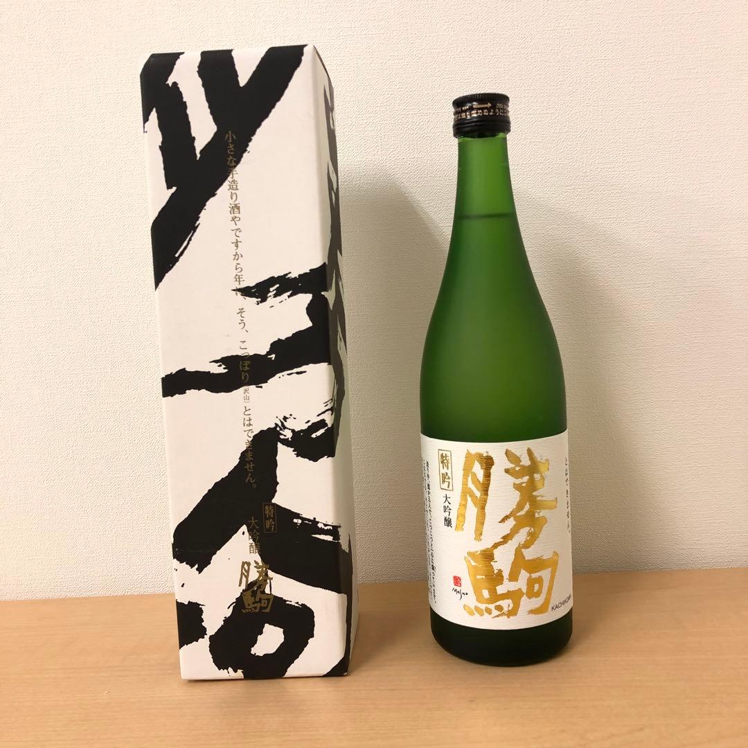 希少!!【未開封】勝駒 特吟 特別大吟醸 720ml 化粧箱付 限定品 金文字