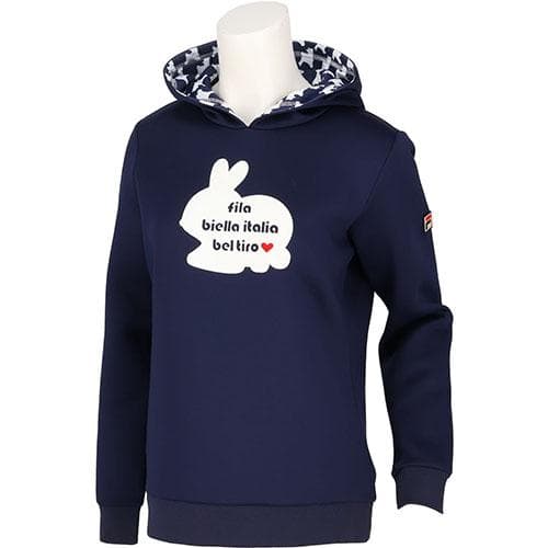 FILA　テニスウェアレディース　ウサギプリント パーカー Ｍ