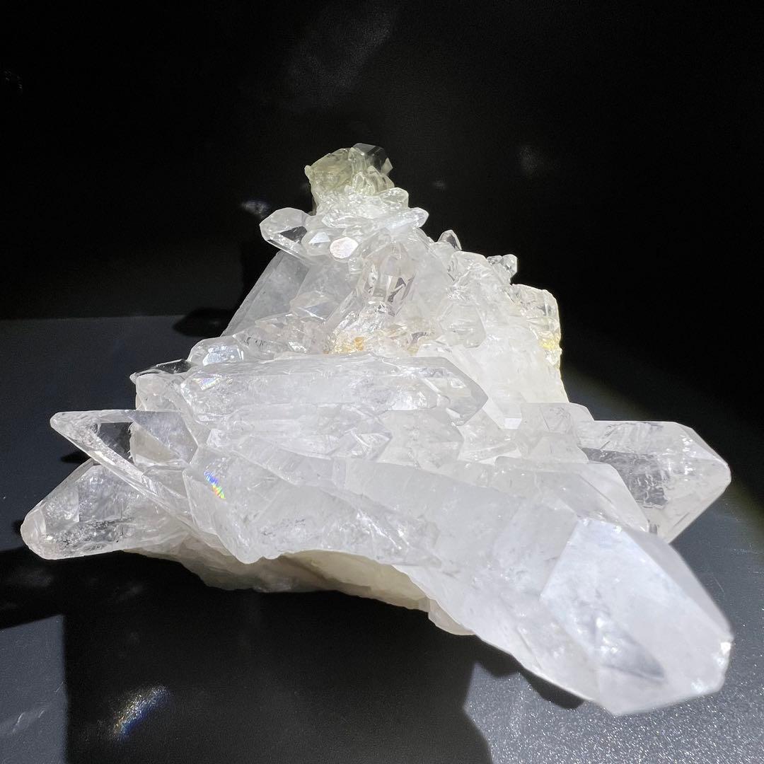 ✳️極煌美クラスター‼️極上に輝く美水晶✨レインボー 水晶クラスター 天然石 原石