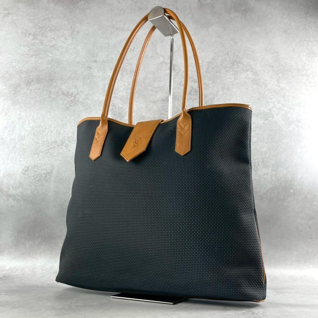 イヴサンローラン　カサンドラ　トートバッグ　ブラック　大容量　A４可