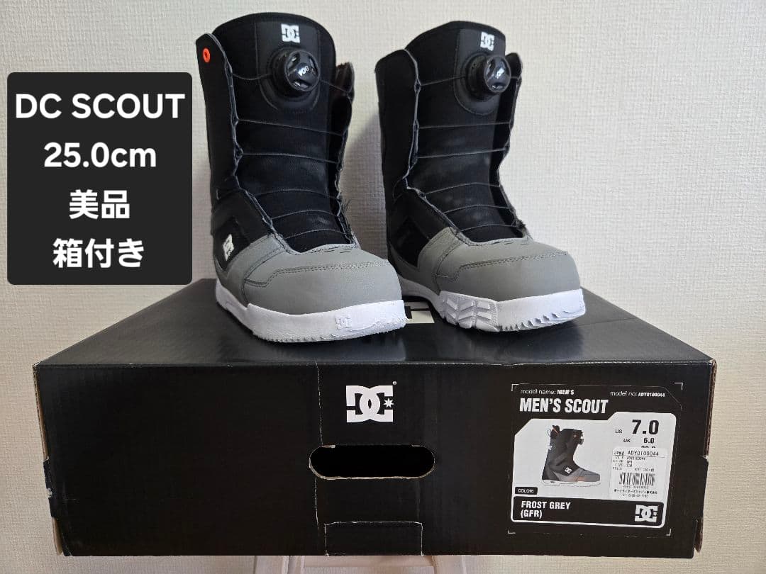 【美品】DC ディーシー BOAシステム SCOUT 2021 25.0cm