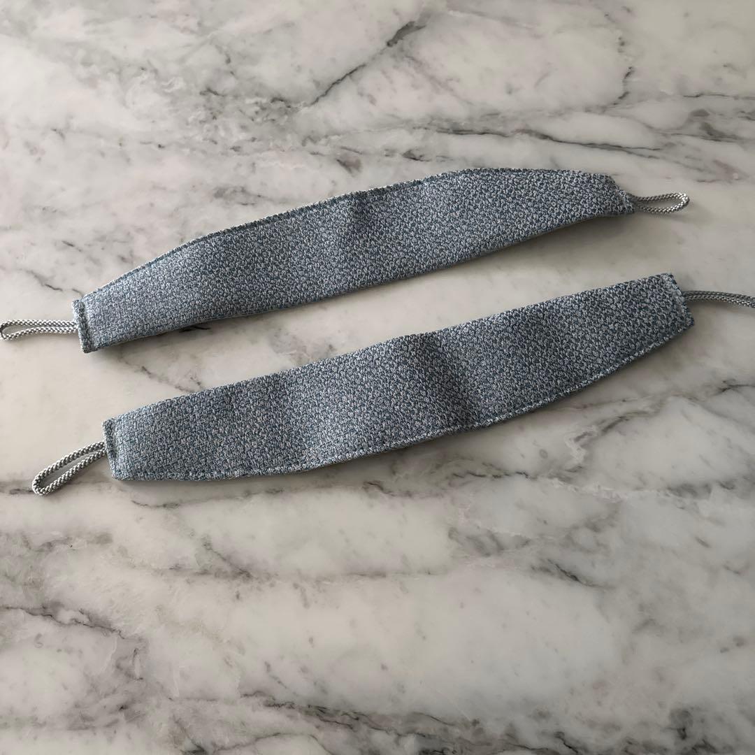 パープル&グリーンツートンドレープカーテンレース付き