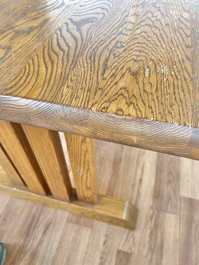 638 浜本工芸　ダイニングテーブル　天然木　6人 ナチュラル カントリー　a