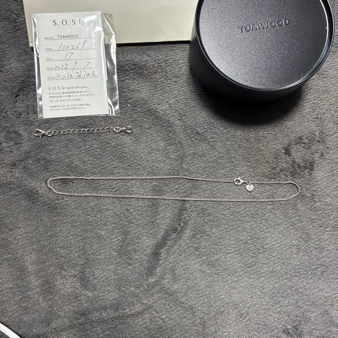 トムウッド　ネックレス　アクセサリー　シルバー　チョーカー　0801