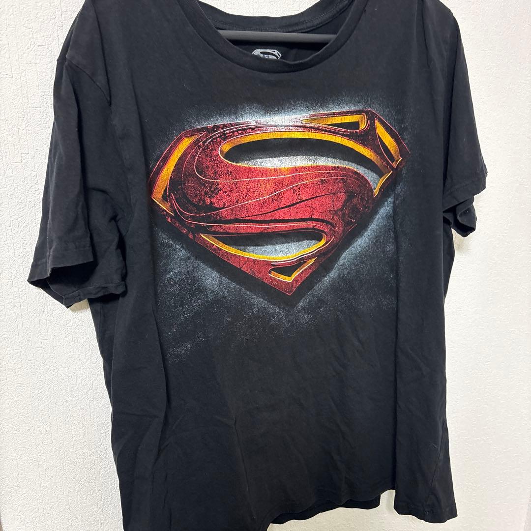 スーパーマン Tシャツ 黒