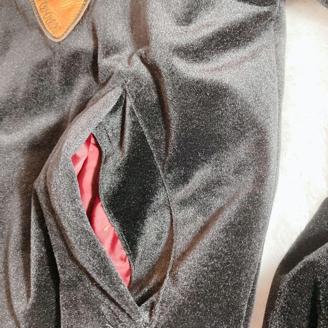 スカジャン 別珍 ブラック サイズM 1st AIR CAV VIETNAM