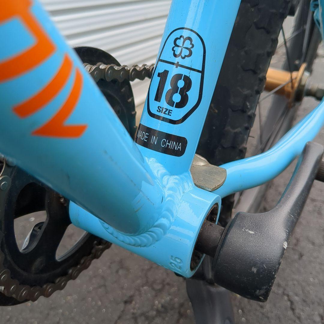 ヨツバサイクル　18インチ　送料込み　ラムネブルー