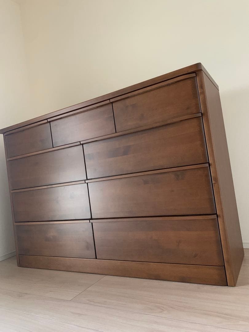 タンス　ローチェスト　ダークブラウン　日本製　箪笥