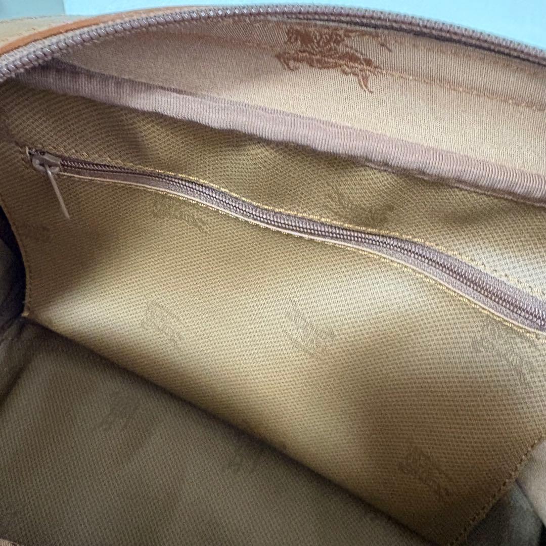 ヴィンテージバーバリー ミニボストンバッグ ノバチェック シャドーホース