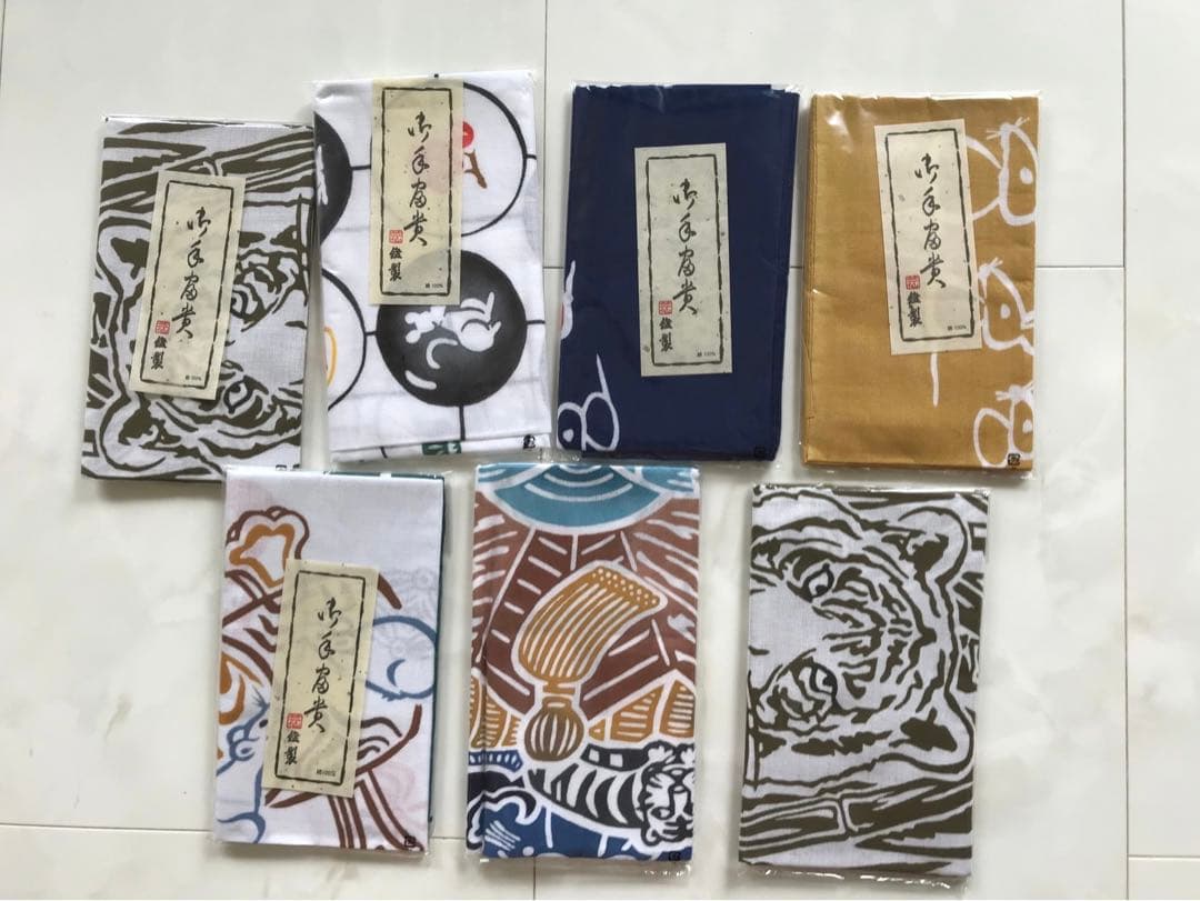 竺仙　手拭い　まとめ売り　てぬぐい　ふきん　織物