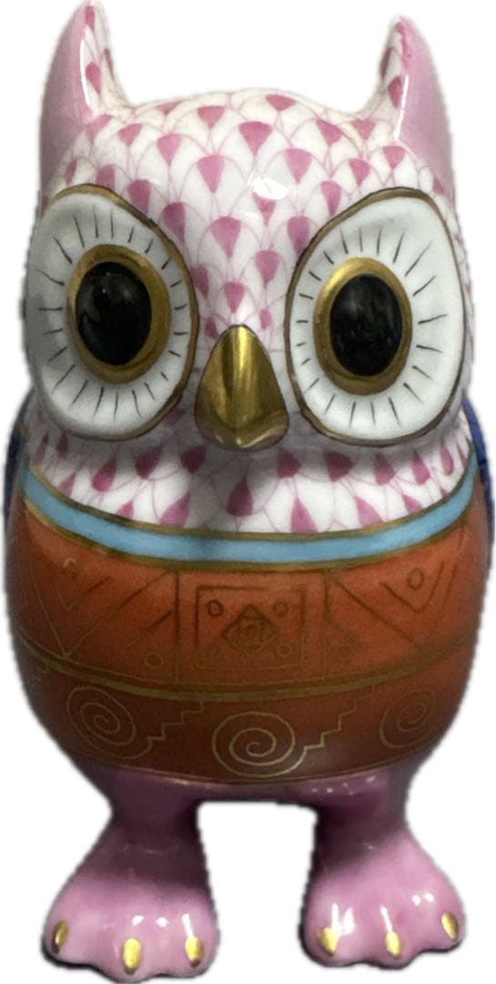 【美品】HEREND 世界のふくろうシリーズ アンデスのふくろう