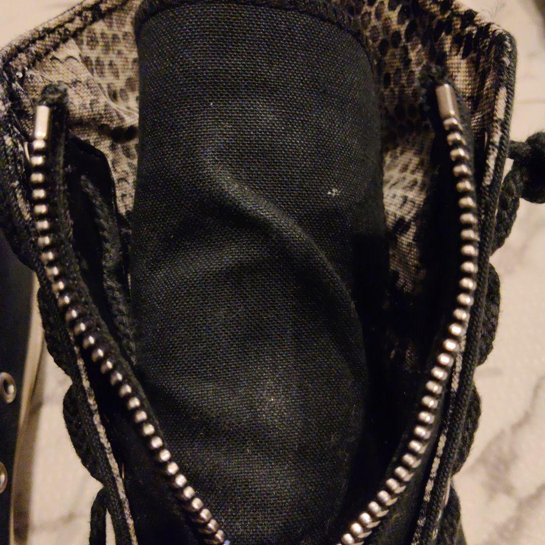 コンバース ノンネイティブ ブラック ジッパースニーカー キムタク 木村拓哉