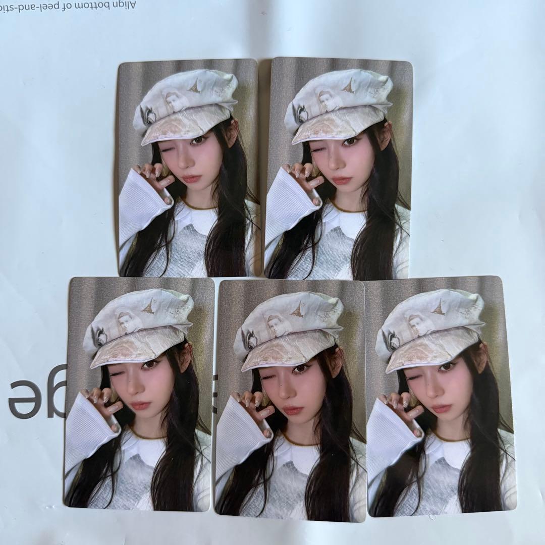 illit アイリット 来日記念トレカ 渋谷タワレコ限定 ラキドロ モカ 5枚