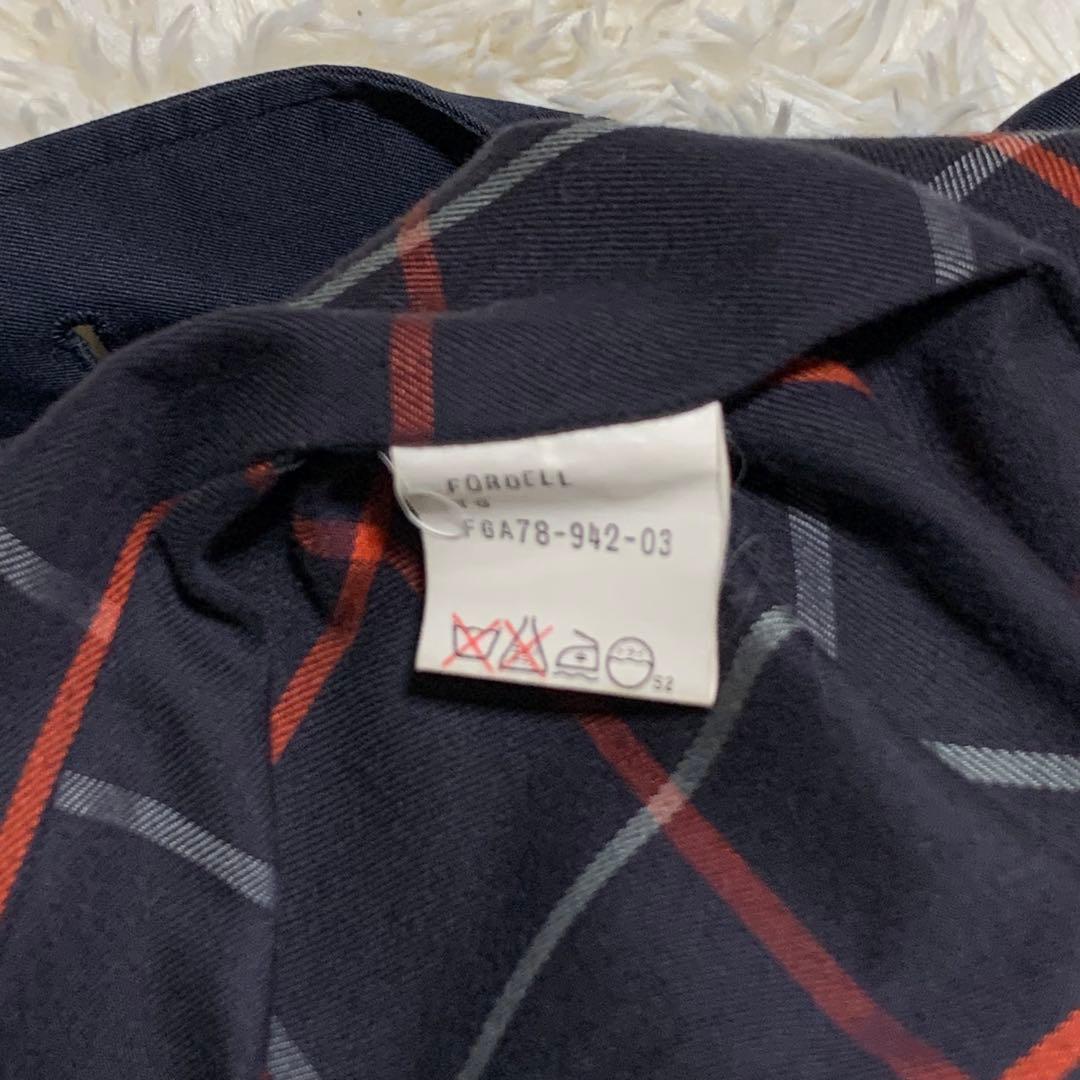 美品　バーバリーズ　トレンチコート　マキシ丈　チェック　ベルト　ネイビー