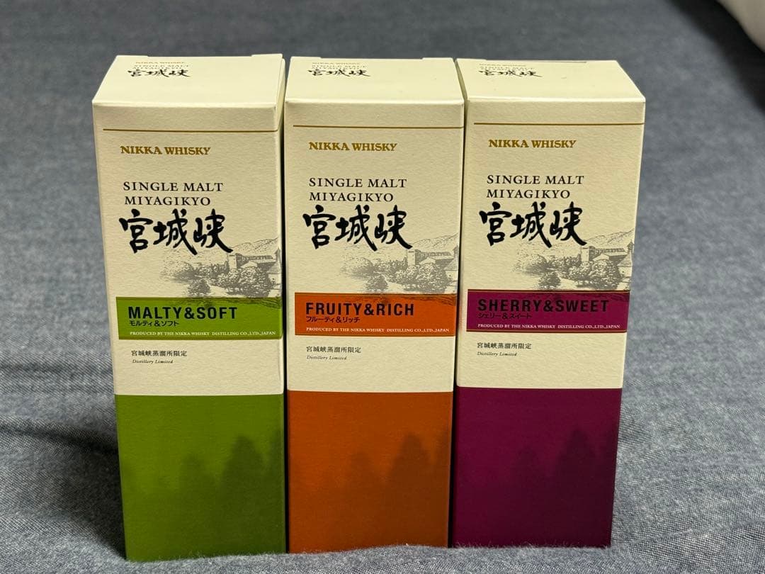 NIKKA WHISKY 宮城峡 蒸溜所限定180ml 3種セット