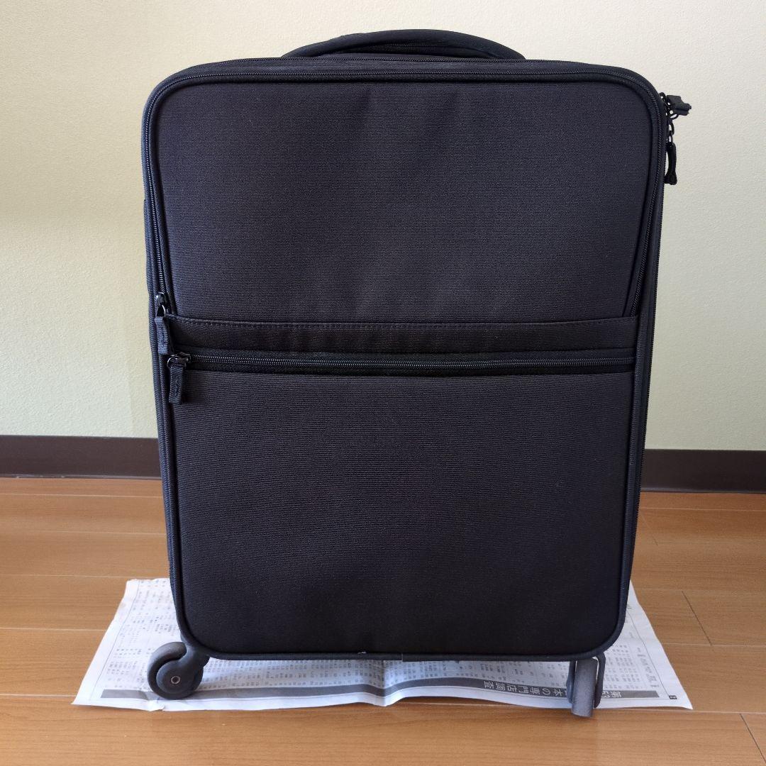 【廃盤品】 無印良品 半分の厚みで収納できる キャリーケース S 機内持込可