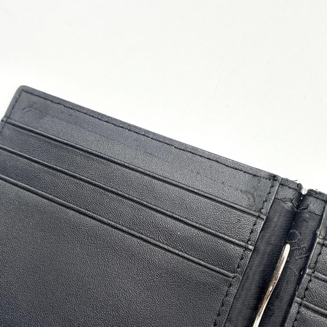 red モンブラン マネークリップ 財布 ホワイトスター ブラック レザー