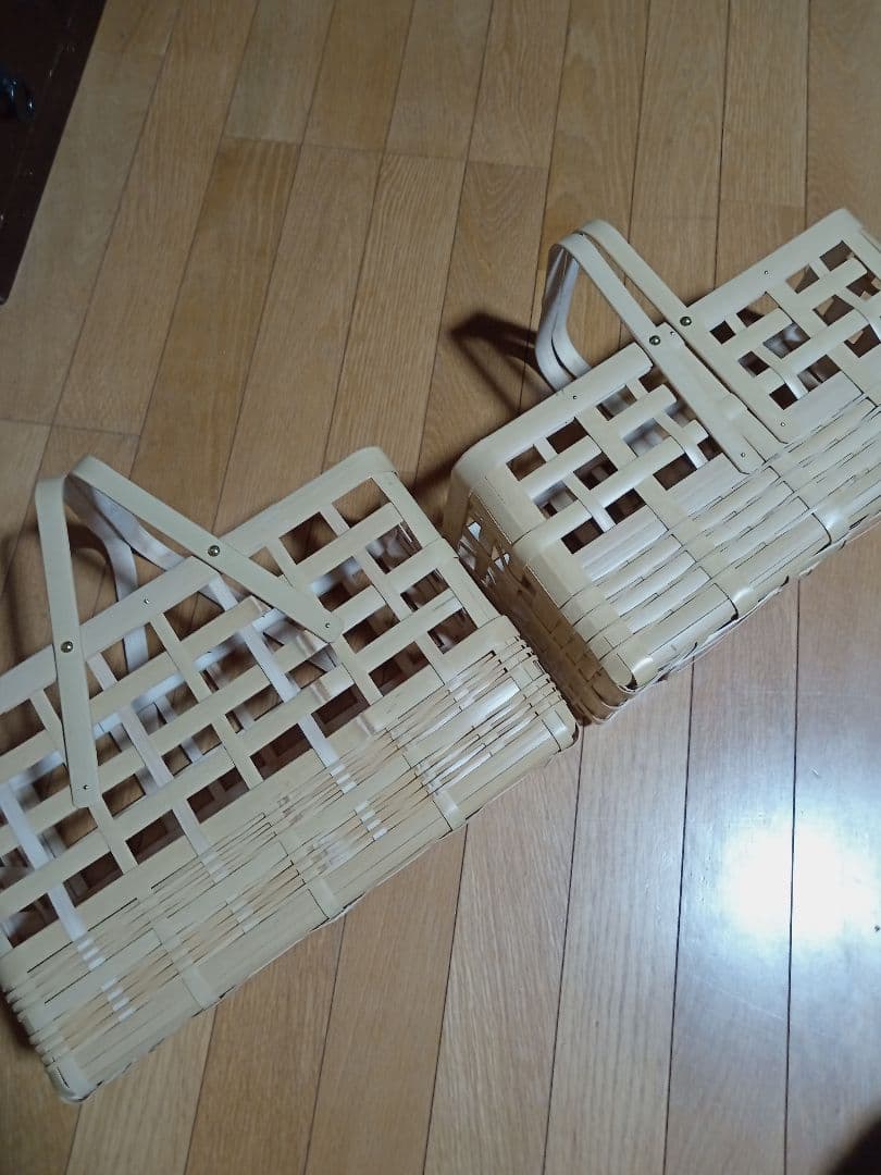 竹製バスケット 中型