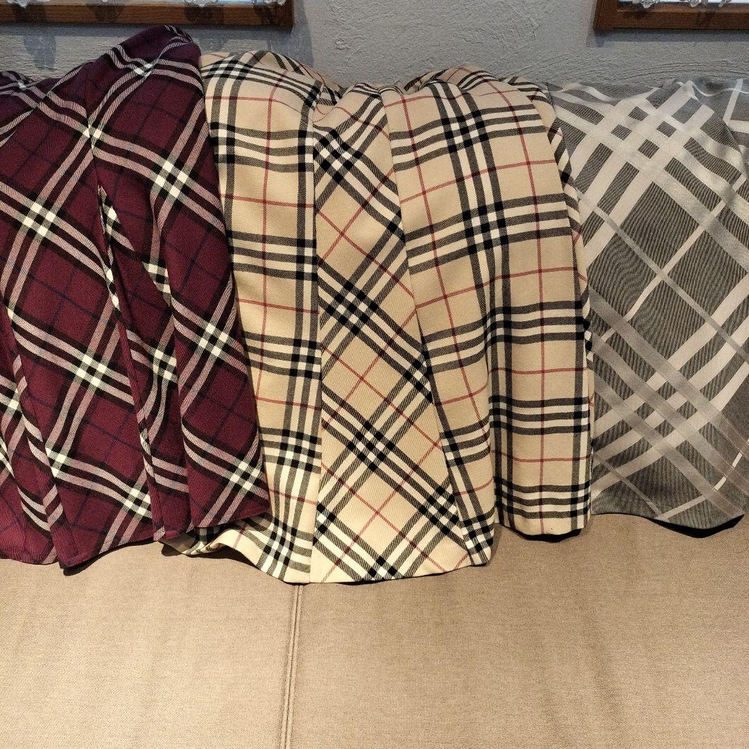 バーバリースカート　３点