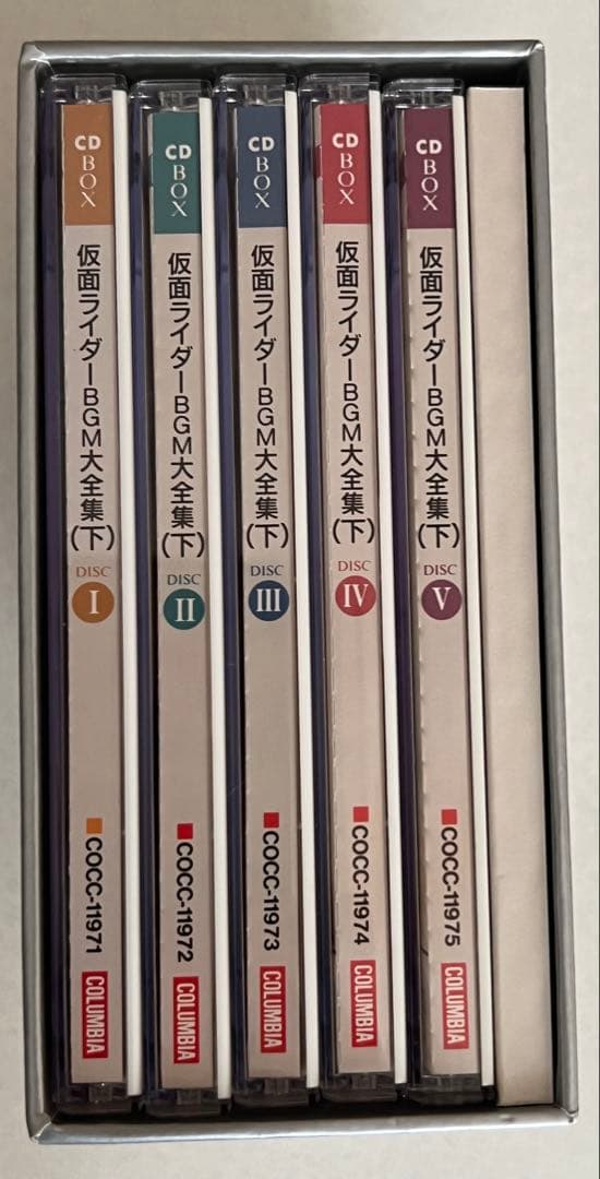 仮面ライダーBGM大全集 上下セット【超美品】