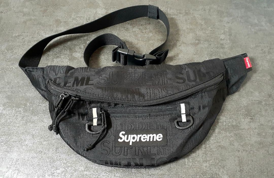 Supreme 19SS Waist Bag Black シュプリーム