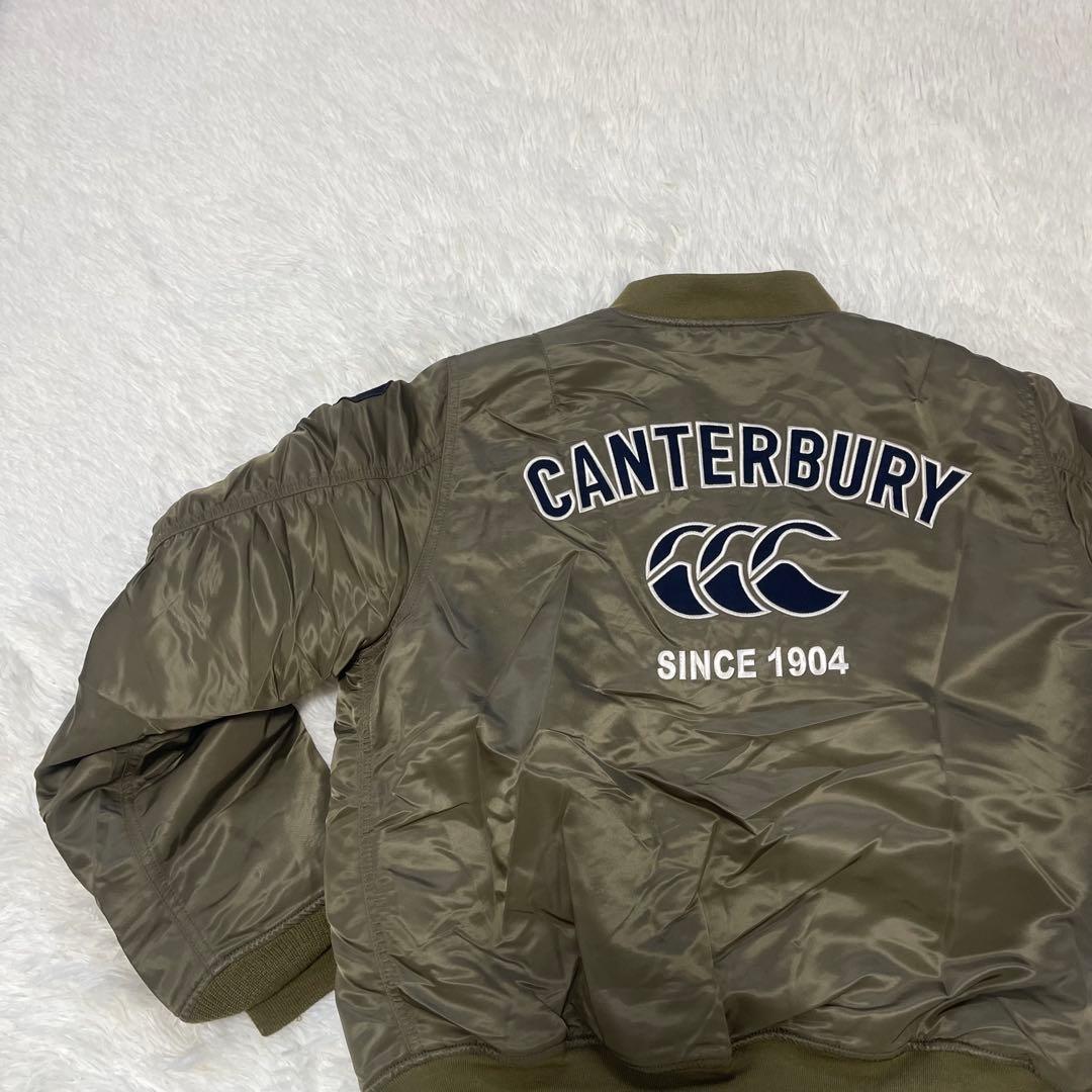美品 Canterbury カンタベリー MA-1 フライトジャケット ブルゾン