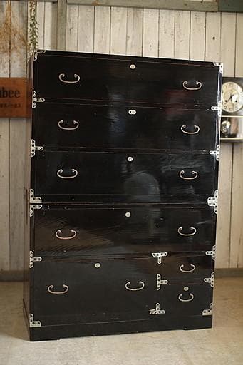 古いチェスト　引き出し4杯　タンス