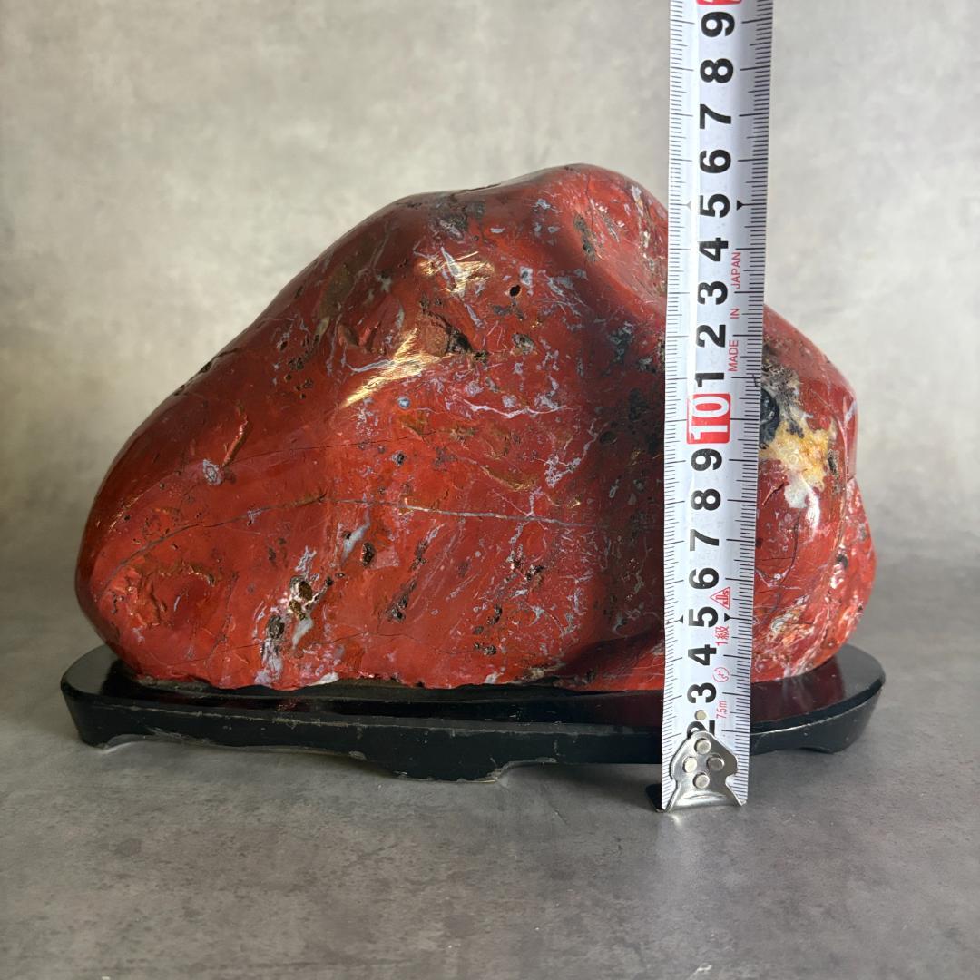佐渡赤玉石　天然ジャスパー　癒しと安定をもたらすヒーリングストーン