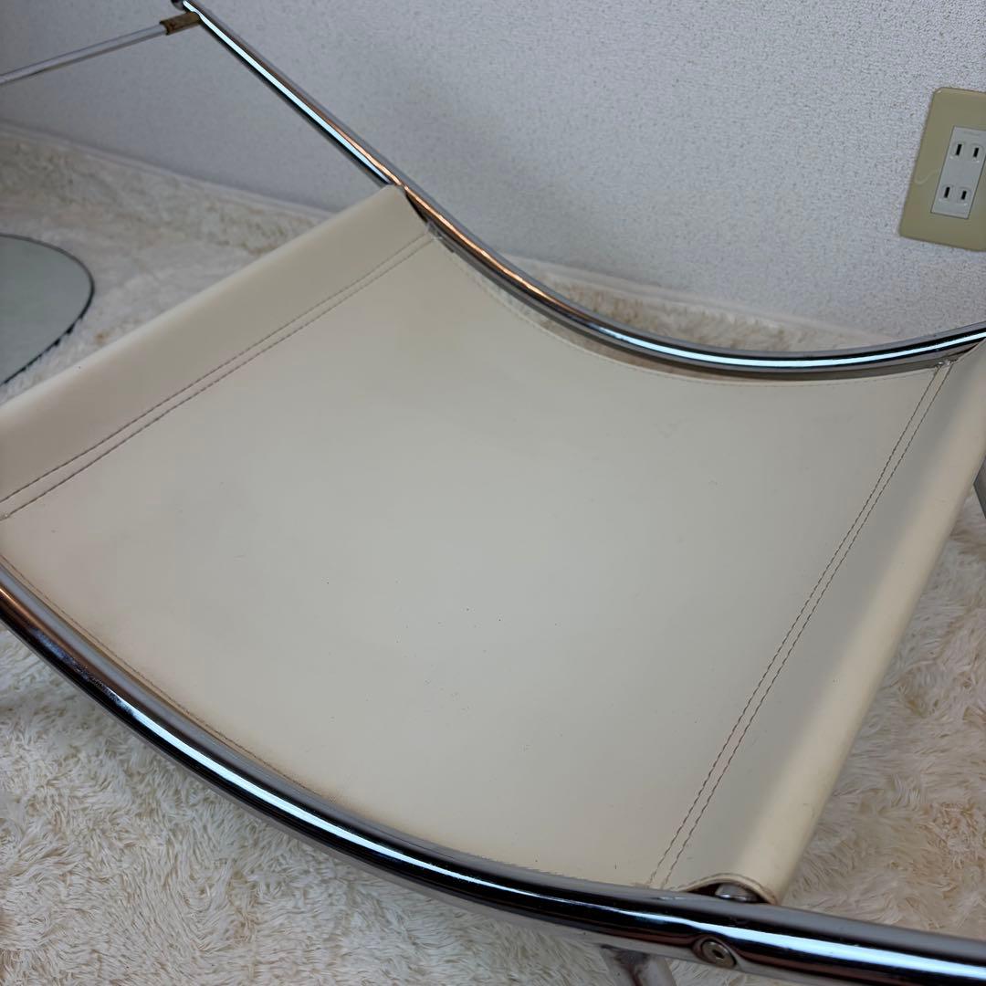 送料無料 ミッドセンチュリー スペースエイジ ガラステーブル 昭和レトロ