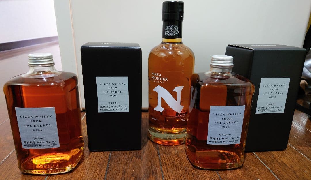 NIKKA WHISKY フロムザバレル2本　フロンティア1本　3本セット