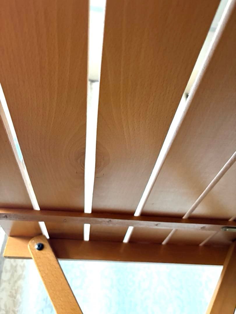 天然木製 折りたたみテーブル